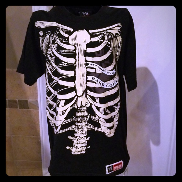 Cm punk skeleton shirt Clearance
